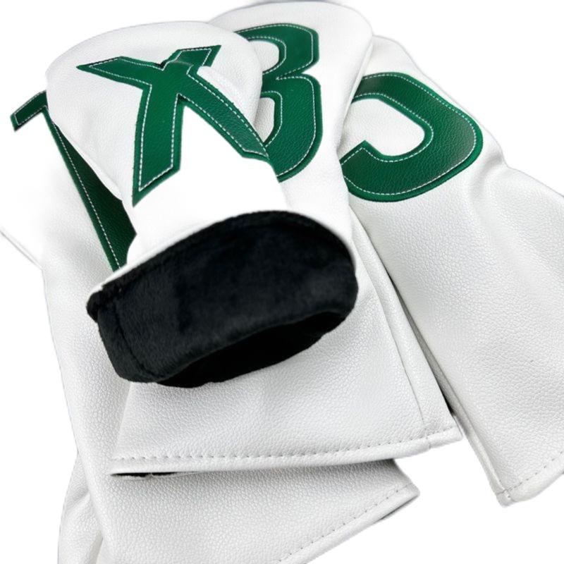 4Pcs PU Golfs Mallet Putter Headcover Golfs Club Head Cover Golfs Men Women Golfs Driver Golfs Club Cover Iron Headcover