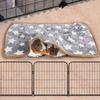 Guinea Pig Blanket, 2 Pack Warm Soft Coral Fleece Small Animal Blankets Washable Pet Cage Liners Sleep Mat Pad Cover for Rabbit Hamster Dog Cat