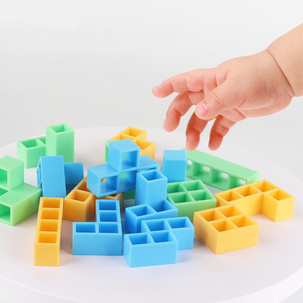 Balance Game Swing Stacking High Toy Creative Building Blocks Stacking Children Board Game For Holiday Gifts
