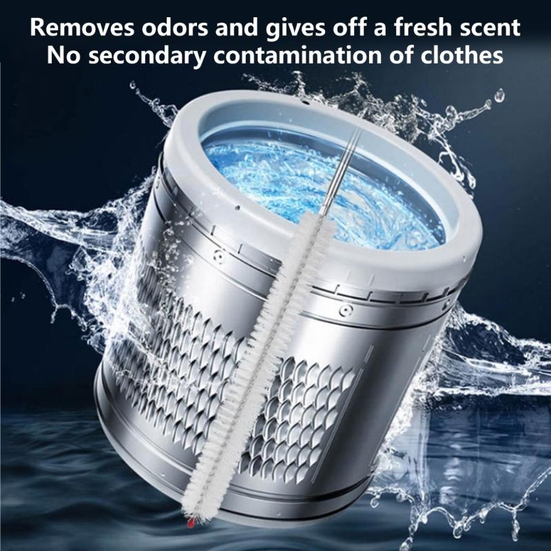 Extended Handle Washing Machine Cleaning Brush with Stainless Steel Rod for Dryer Vents and Exhaust Port