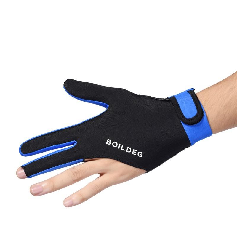 Pool Gloves High Elasticity and Wear-resistant Lycra Three-finger Pool Gloves