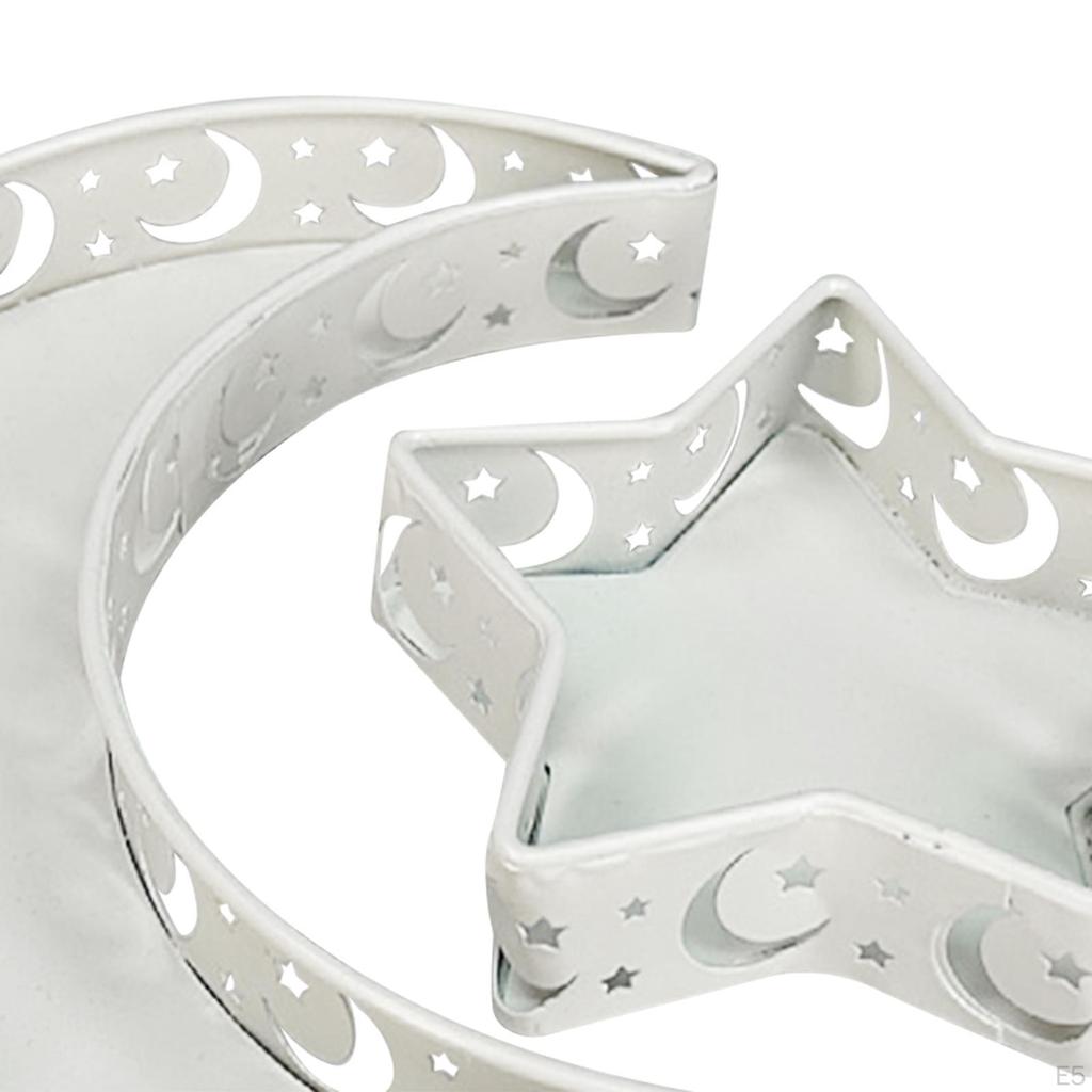 Eid Moon Star Dinner Plate Tava Mubarak Tacâm Decorat