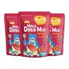 Slurrp Farm Hirs Dosa Snabbmix | Superkorn och Rödbeta | Naturlig och Hälsosam Mat, 150g (Paket om 3)