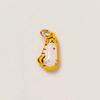 New Arrival Natural Animal & Mushroom Pendant, DIY 18K Gold Oil Painting with Color Retention