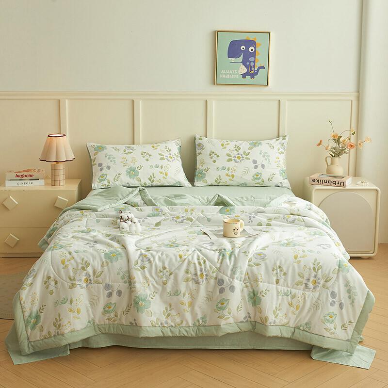 Muxinzi Floral Polyester Summer Quilt