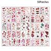 20/30/50 Sheets Halloween Terror Wound Temporary Tattoo Waterproof Realistic Blood Tattoos Injury Scar Tattoo Stickers For Body