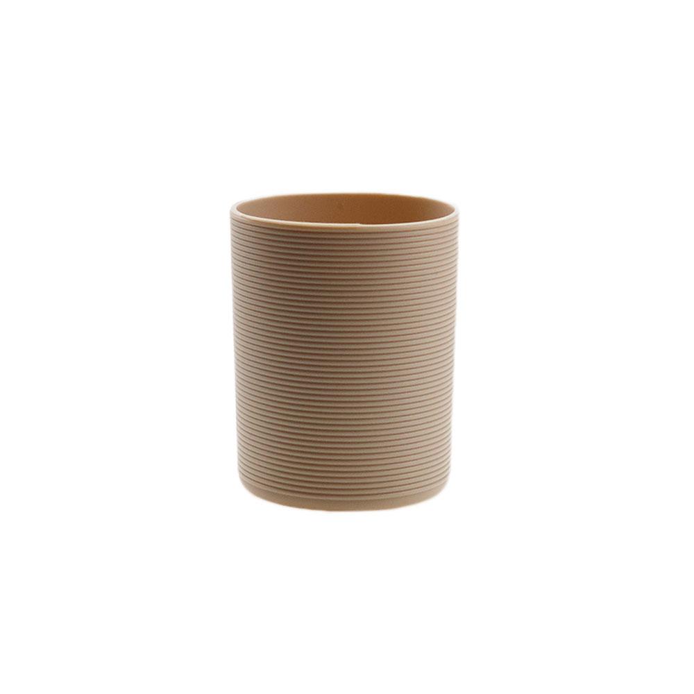 6.5CM Silicone Heat Insulated Cup Sleeve Stripes Non-slip Wraps Protective For Glass Cup Sleeve Water Bottle Kettle Cover