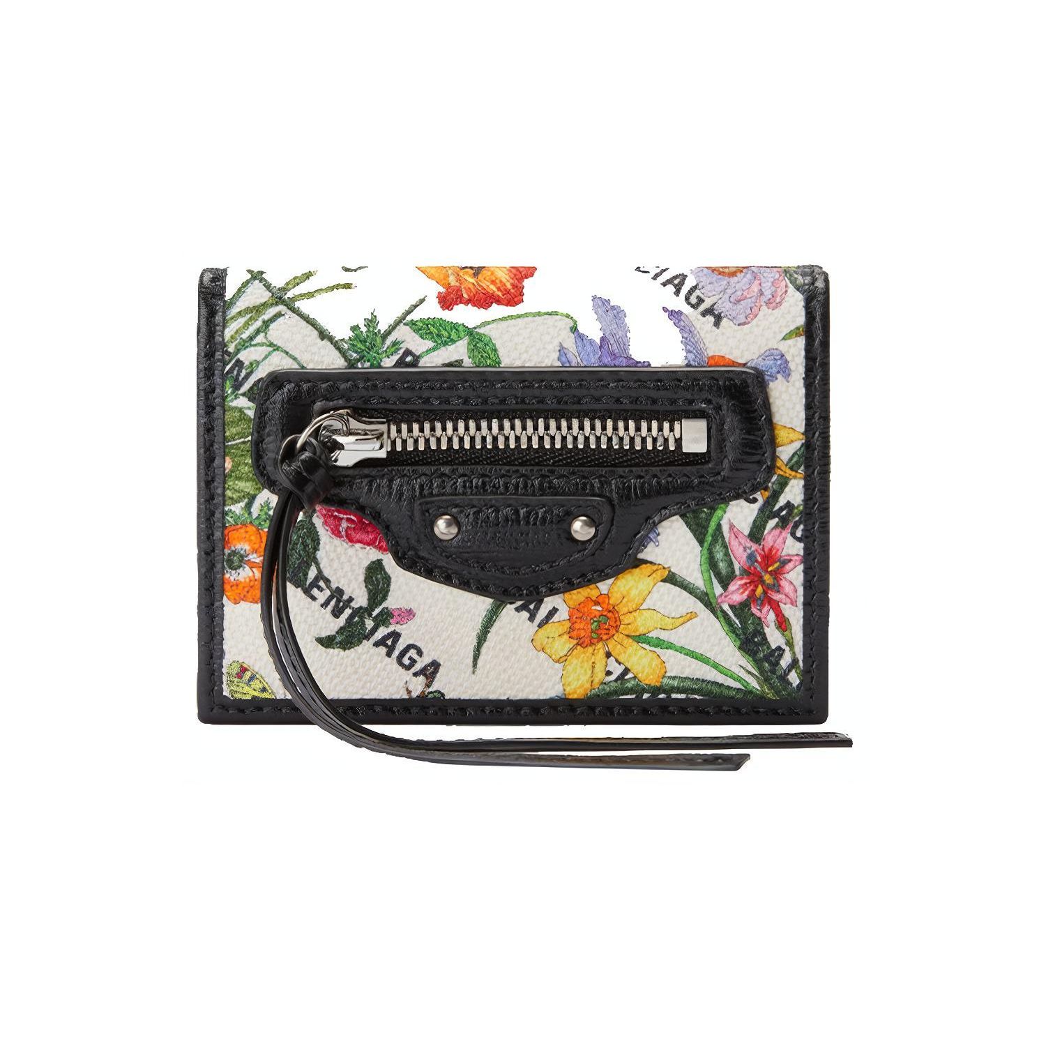 Gucci X Balenciaga The Hacker Project Short Folded Leather Wallet Women Wallet White Black Multicolor 681708-UPSAN-9190 BoxBasic SetBox 23700₽