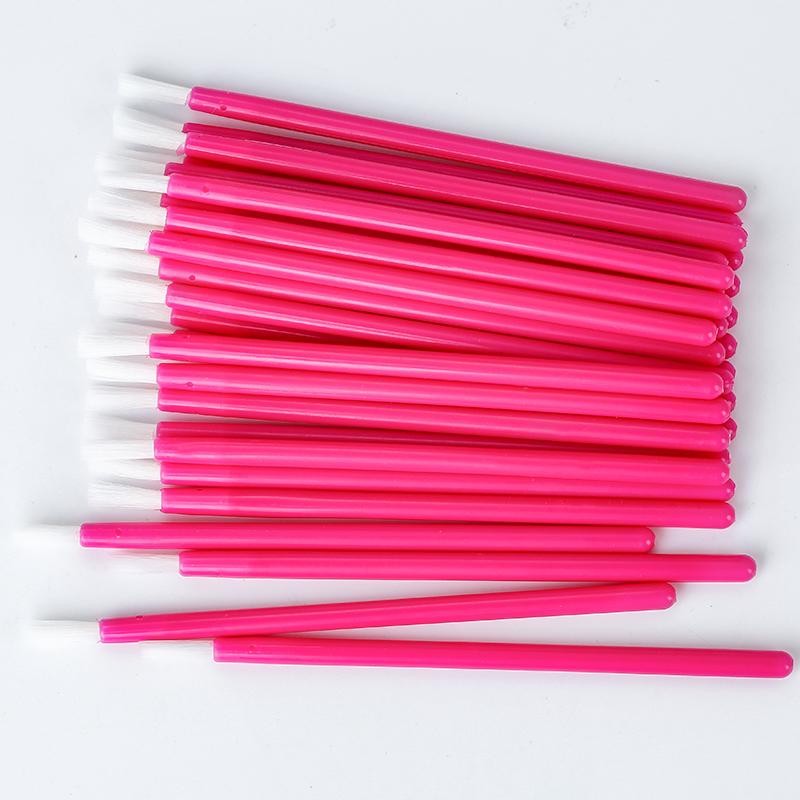 50/100Pcs Nylon Eyelash Brush Disposable Mascara Lip Glossy Wand Microbrush Applicator Lashes Extension Accessories Makeup Tools