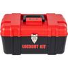 42 PCS Lockout Tagout Kits, Electrical Safety Loto Kit Includes Padlocks, 5 Kinds of Lockouts, Hasps, Tags & Ties, Box, Lockout Safety Tools for