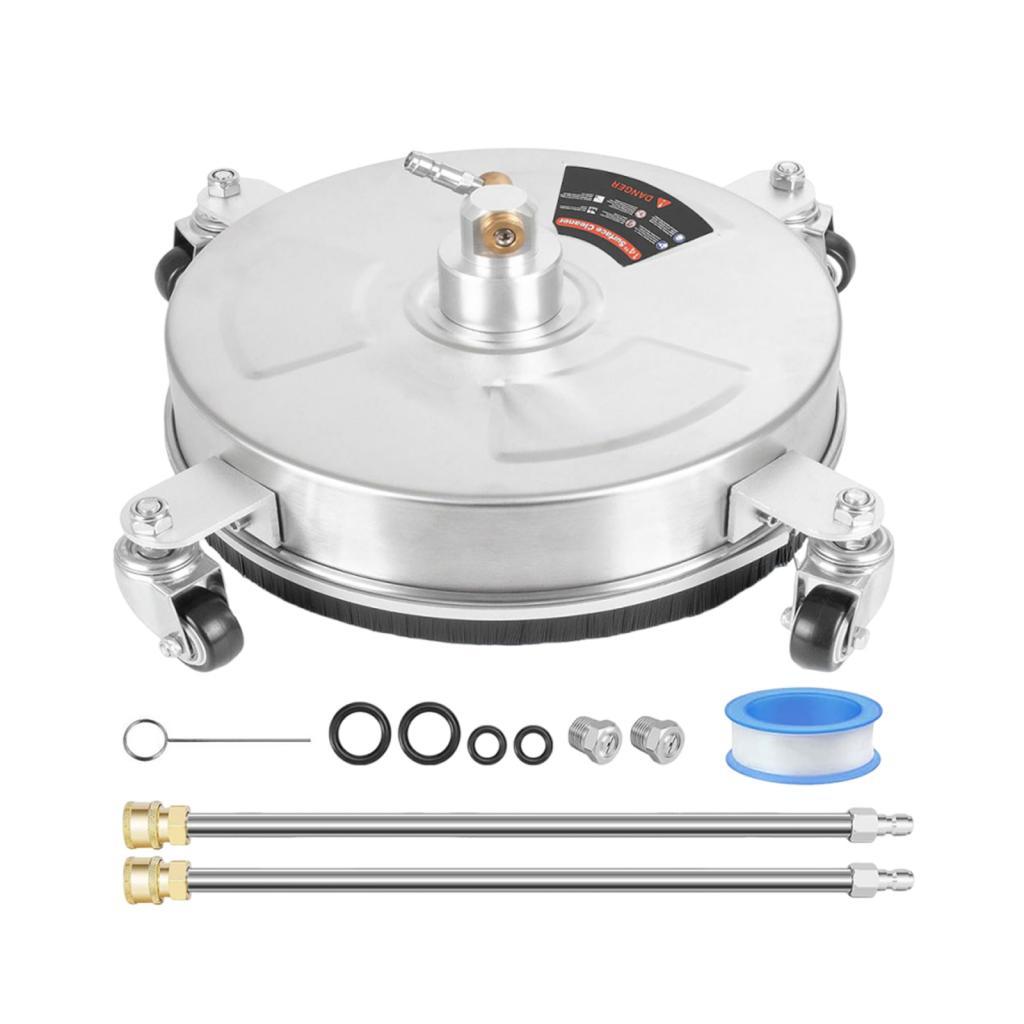 13'' Surface Cleaner 4000 PSI Max Pressure 1/4" Quick Connector ,2 Replace