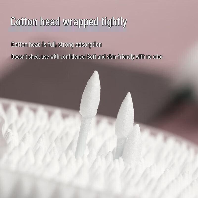 Individually Wrapped Double-Ended Cotton Swabs, 180 Count