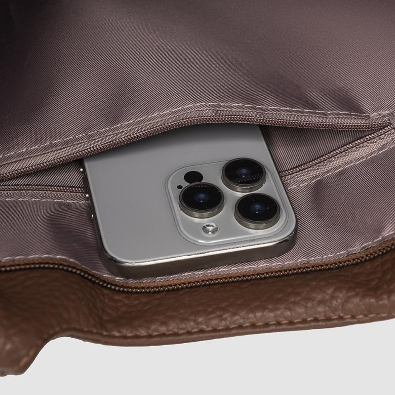 Large Capacity Tote Bag Women's Shoulder Underarm Handbag PU Commuter Bag