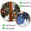 Christmas Party Glass Decorations White Winter Forest Window Static Sticker Waterproof PVC Snow Scene Wall Decals Decal Silhouette Art for