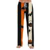 Women's Halloween Print Loose Fit Pajama Pants for Loungewear and Sleep