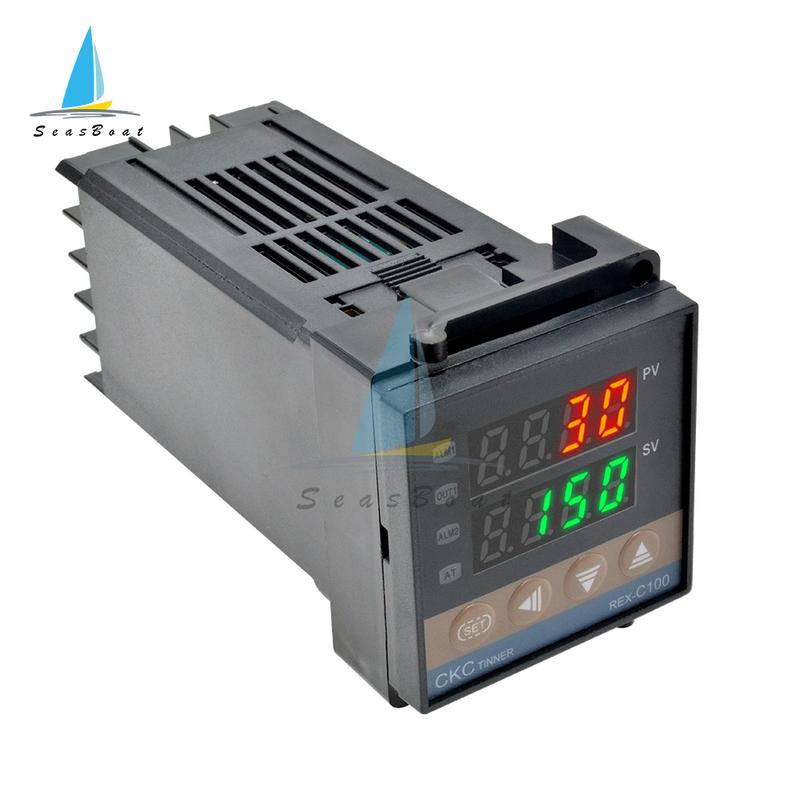 100-240VAC REX-C100 PID Regolatore Intelligente di Temperatura Universale/Tipo K REX C100 Termostato Uscita Relè SSR
