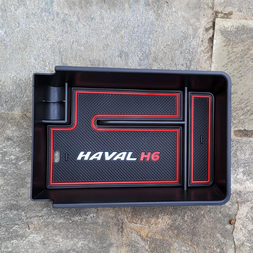 Car Central Console Armrest Box Storage Container Organizer Holder Tray For Haval H6 3th Gen 2021-2024 Decoration Accessories
