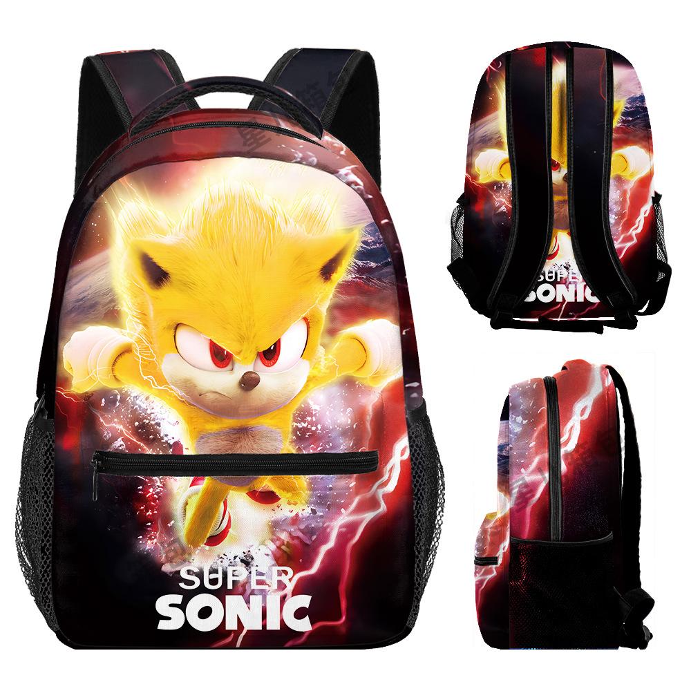 School Bag Elementary School Student Animation Backpack Cartoon School Bag 3D Digital Color Printing Oxford Cloth Backpack
