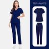 Beauty Salon Overalls, Operating Room Hand Washing Clothes, Hand Washing Clothes, Short-Sleeved Doctor Elastic Nurse Clothes Set