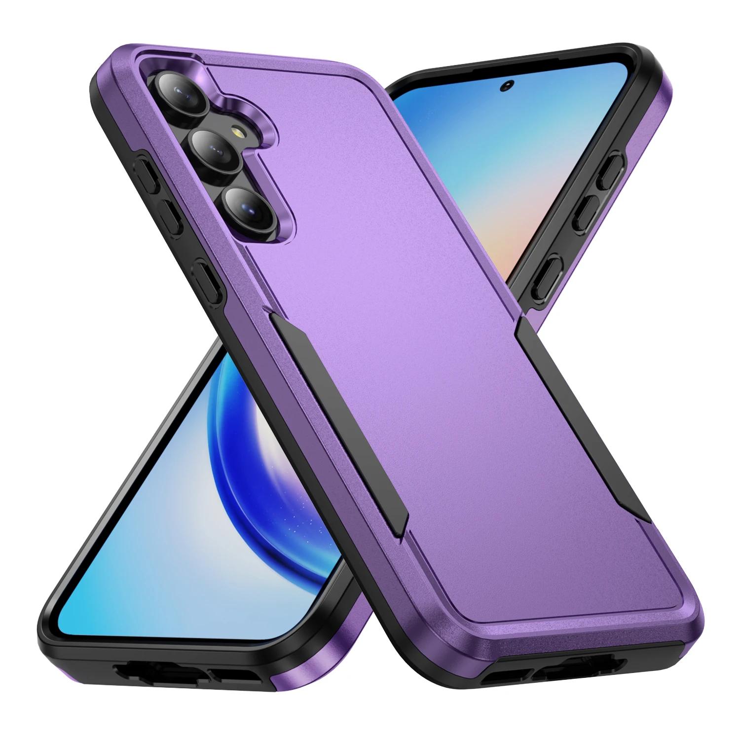 Militaire Kwaliteit Hoesjes voor Samsung Galaxy S24 FE S22 S23 Plus S21 S25 Ultra Edge A16 A56 A36 A26 A06 A55 A35 A15 Armor Case Coque for Galaxy A16 5G 4G