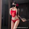 Night cat antique belly pocket erotic underwear retro pure desire sexy lace hot open crotch panties free uniform set