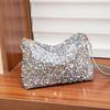 Fashion Versatile Sequined Shoulder Bag Luxury Large Capacity Underarm Bag Shiny Women's Handbag for Women Underarm Bag
