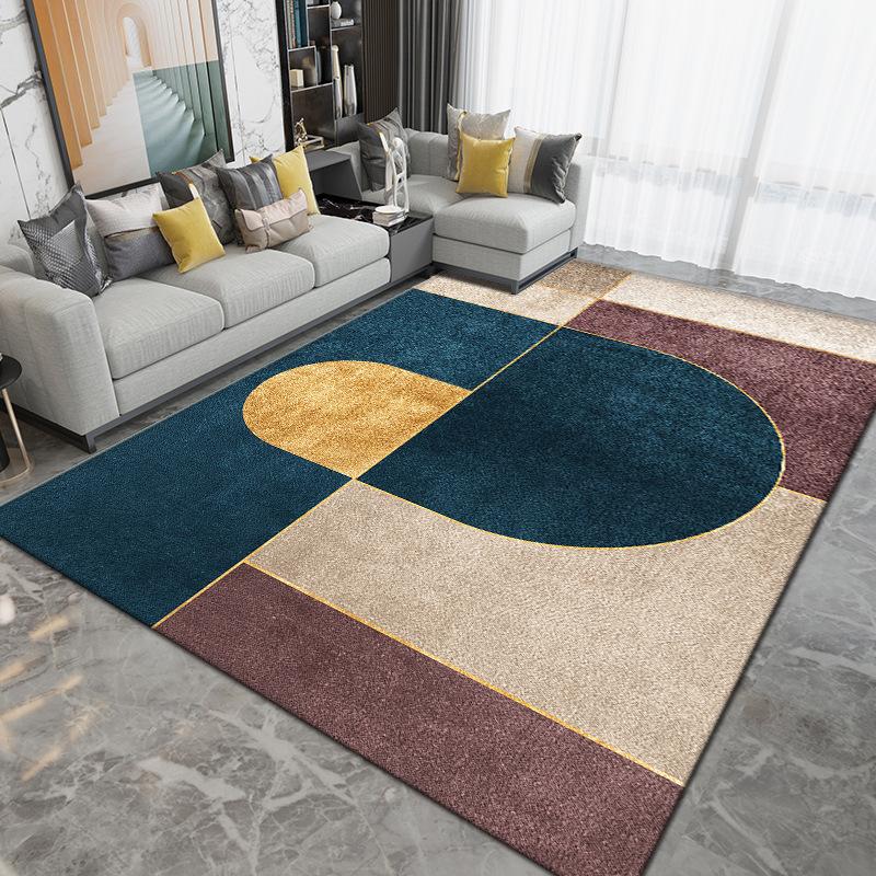 Dywan Nordic Salon Jasny Luksusowy Stolik Kawowy Maty Sypialnia Duży Dywan Kuchnia Antypoślizgowe Dywany