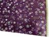 Fire-resistant Buddhist Altar Mat, Cherry Blossom Pattern, Mio (14-size, Chukyo Style, 22.4 X 32.7 Cm), Mio Purple