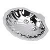 Metall-Snackschale 304 Edelstahl Vintage Muschelform Schmuckhalter für Trockenfrüchte Nüsse Vorspeisen