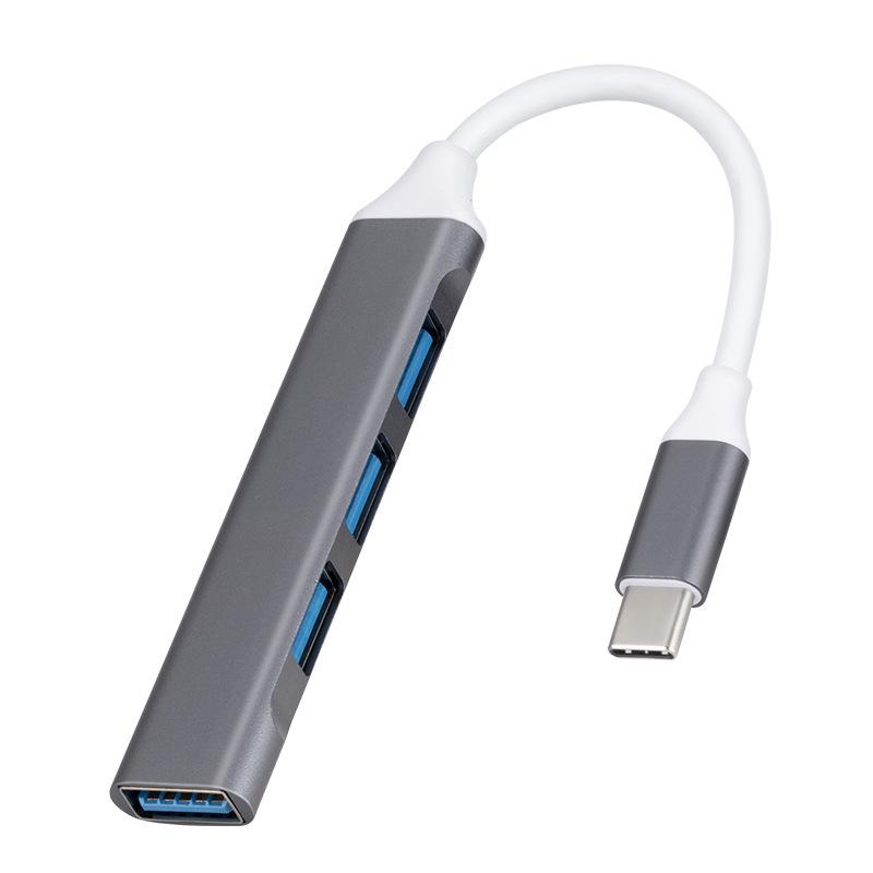 Многопортовый USB-C хаб и сплиттер 8-в-1 с двумя головками для телефонов и компьютеров