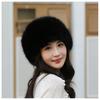 Autumn and Winter New Imitation Mink Hat Women's Mongolian Hat Thickened Warm Hat Women's Imitation Fur Fashion Simple Bucket Hat