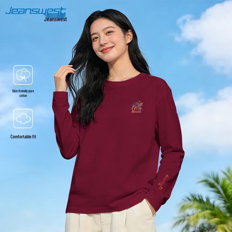 Jeanswest Women s Graphic Long Sleeve Cotton T-Shirt L