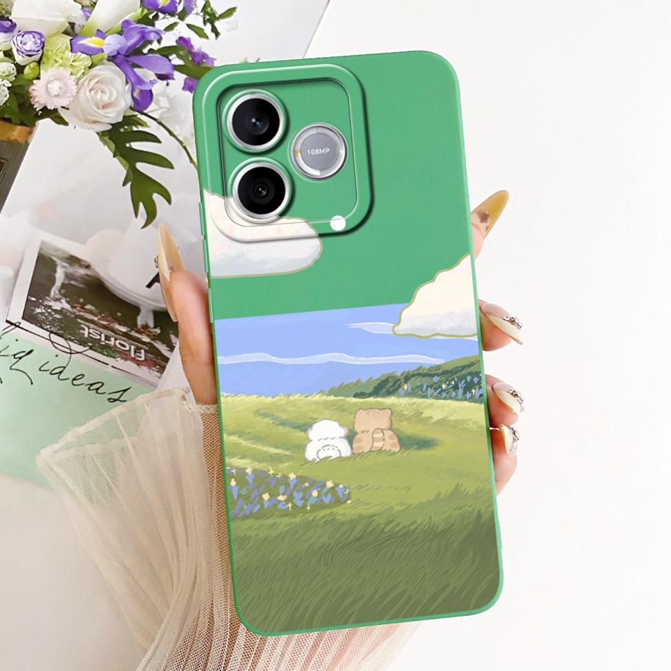 For Honor 600 Lite 5G Casing Cover Silicone Luxury Fashion Kawaii Cute Painted Shockproof Phone Case For Honor LNA-NX1