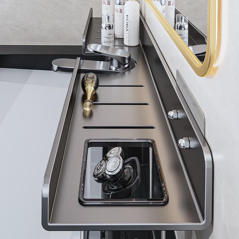 DANLE Punch-Free Bathroom Sink Storage Rack