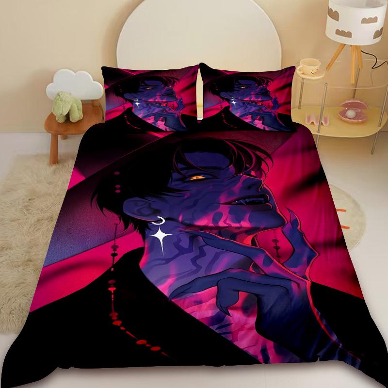 K-Pop Demon Hunters Bedding Sets Eu Single Comforter Quilt Bed Cover Duvet Cover Pillow Case 2-3 Pieces Sets Kids Adult Size
