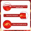Dragon Tablecloth Asian Table Runner - 6ft x 12.99" Red Chinese Table Cover for Spring Festival Party, Kitchen, New Year Decoration