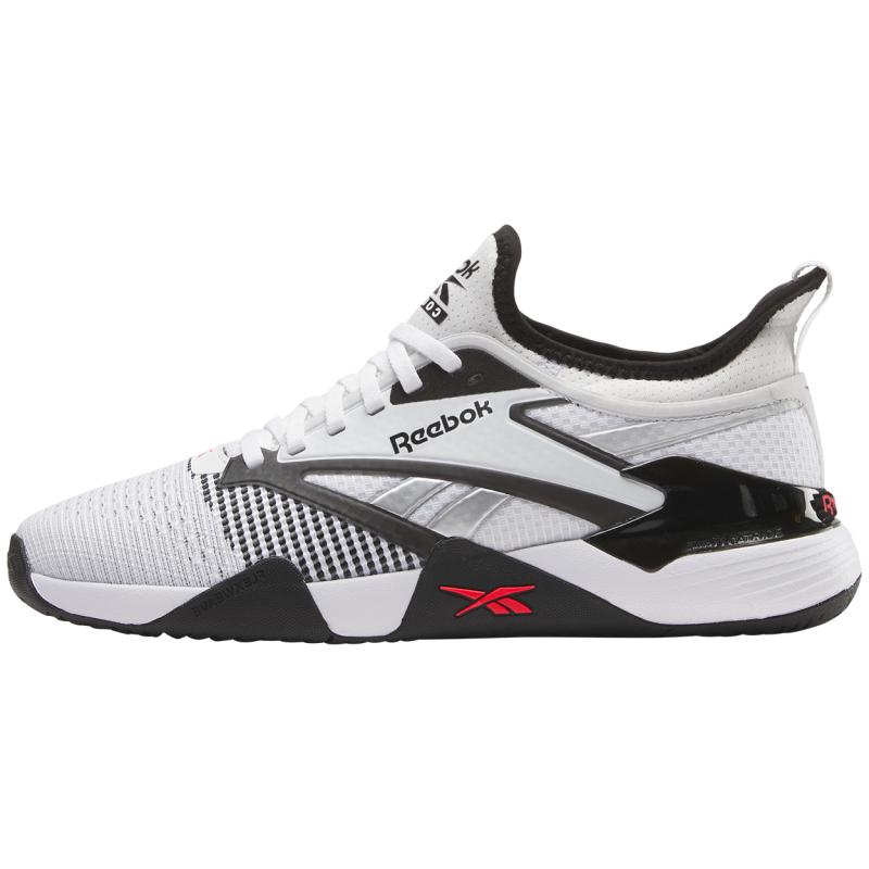 

Reebok Nano Court Black White Energy Red Sneakers 100212265 41
