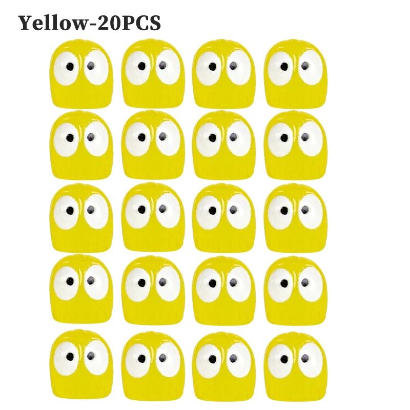 1-50 STÜCKE Cartoon Leuchtende Mikro-Landschaft Kleine Ornamente Bunte Schlackenstein Glühwürmchen Kleine Ornamente DIY Dekorationen