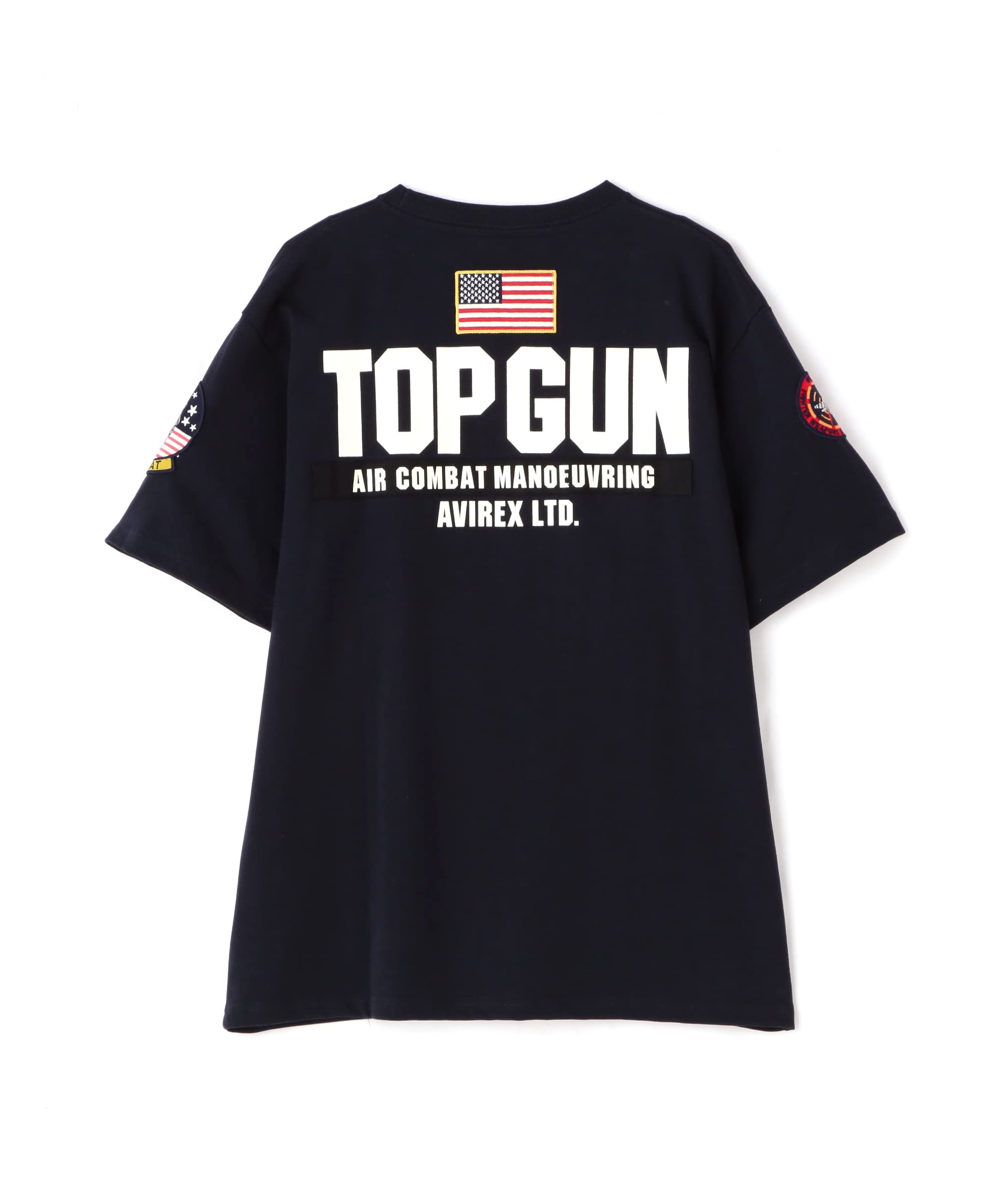 

Avirex TOP GUN PATCH PRINT Size M Navy & T-SHIRT, Men s (120), (783-3934013)