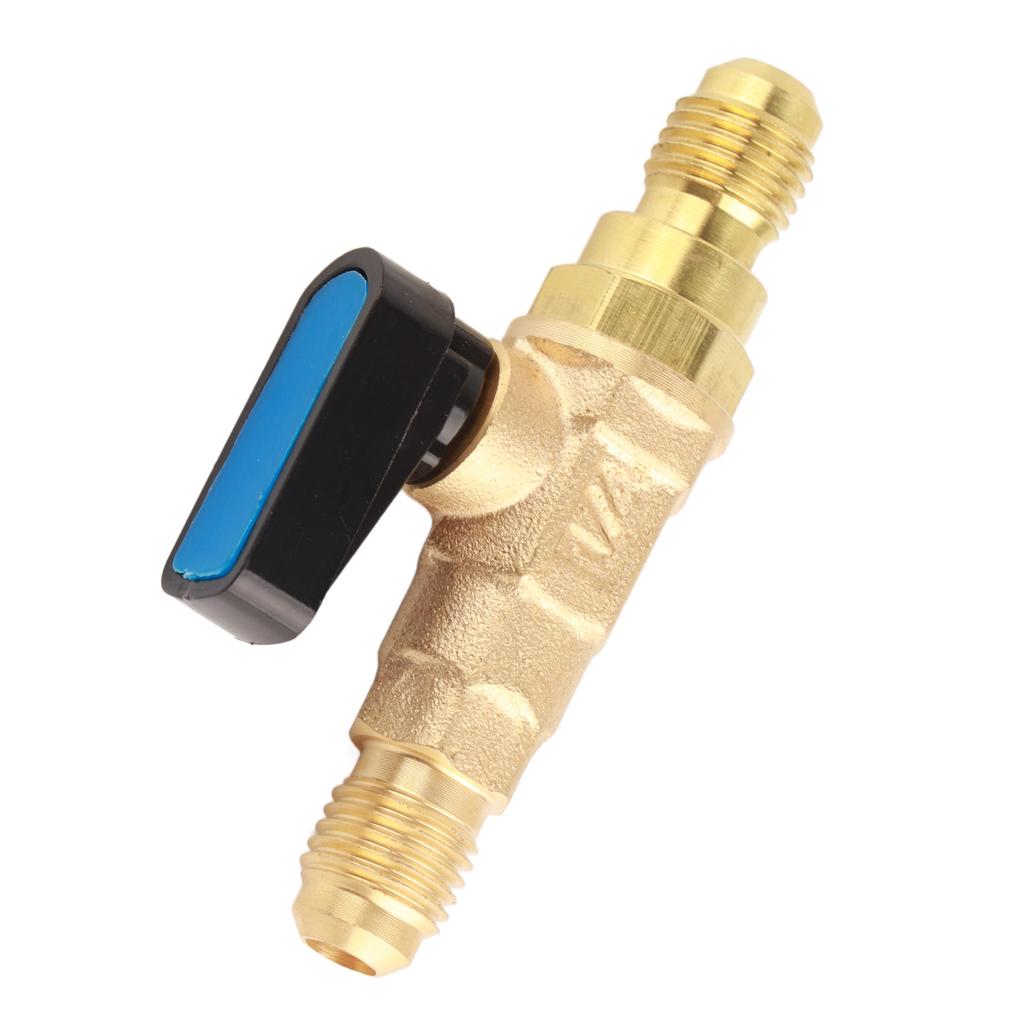 Air Conditioning Charging Valve Fine Workmanship Refrigerant Valve Good Sealing High Reliability for Office for Hotel for Home