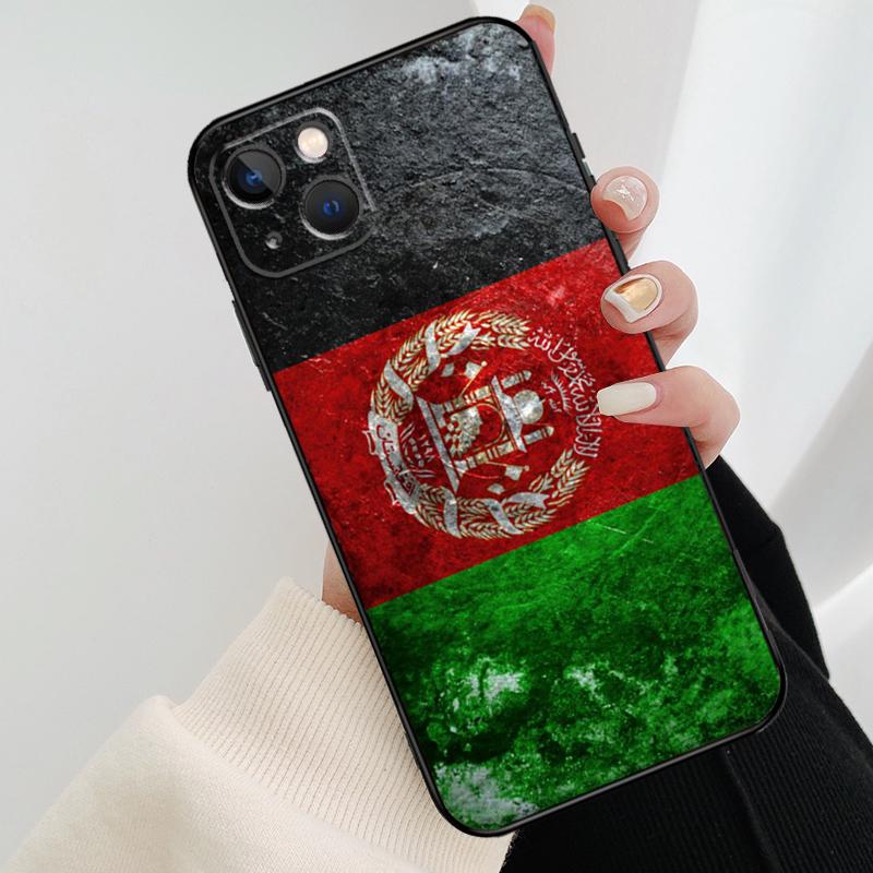 Flag of Afghanistan Phone Case For iPhone 17 Pro Max 14 13 12 11 15 16 Pro Max mini 15 16 Plus 16e 17 Air Cover
