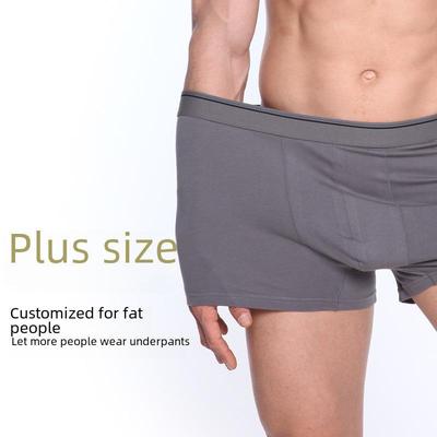 Ropa Interior Bóxer de Algodón para Hombre Talla Grande - Color Sólido, Extra Ancho, Talla Super Grande