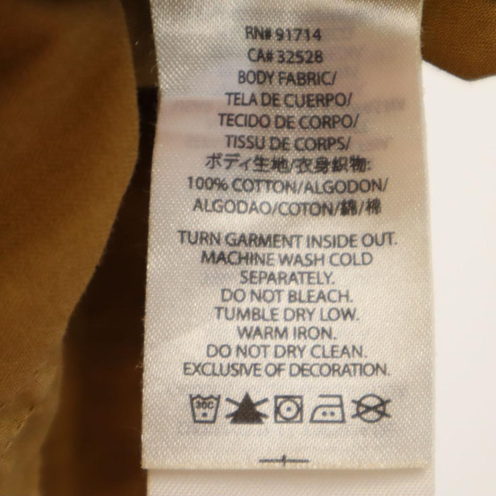Armani Exchange Long Sleeve Cotton Shirt M Camel Elbow Patch Men's Used