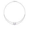 NEUF PIECE TWISTED HEART NECKLACE