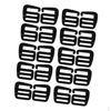 20Pcs Aluminium Alloy Lightweight for 25mm Backpack Strap Belt, Clothes/Luggage Packaging