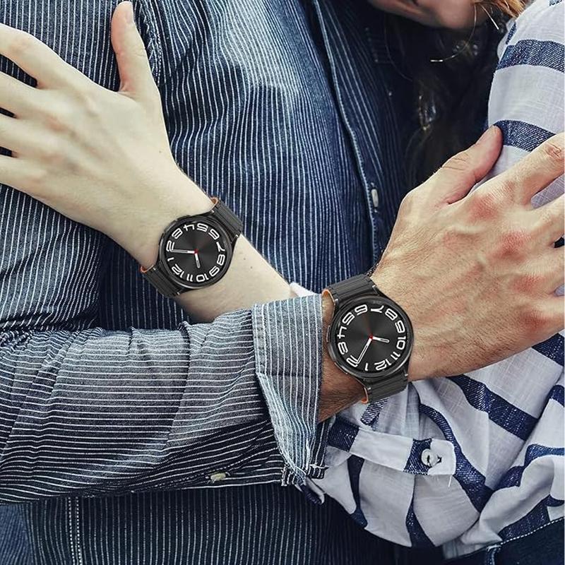 Magnetic Silicone Strap for Samsung Galaxy Watch 7 FE 6 5 4 44mm 40mm 5 Pro Original Wristband for Watch 6 Classic 47 43mm Band