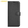 For iPhone 17 Wallet Case Litchi Texture Shockproof Leather Flip Stand Phone Cover