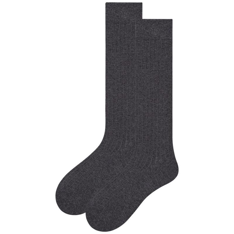 Spring and Autumn Grey Calf Socks for Women, Thin Socks for Slimming Legs, Autumn and Winter Long Socks
