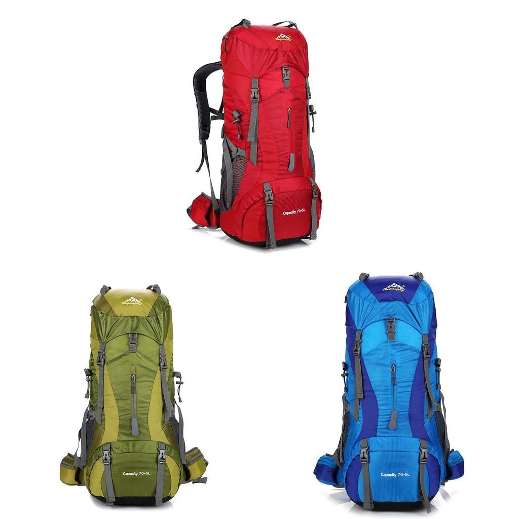Outdoor Trekking Backpack With Air Cushion Straps For Hiking And Travel Unisex