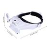 LED Head Magnifier,Hands Free Headband Magnifying Glasses with 3 Led,Professional Jeweler Loupe